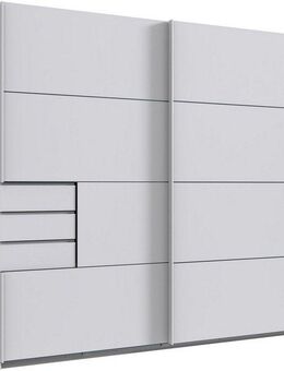 Wimex Schwebetürenschrank Saigon, mit kompletter Innenausstattung, Made in Germany Kleiderschrank 2-türig, 225cm breit, mit 3 praktischen Außenschubladen