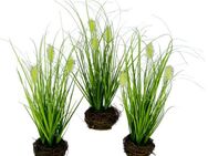 Kunstgras Künstliches Gras 'Fuchsschwanz', I.GE.A., Höhe 26 cm, Im Reisig-Nest, 3er Set