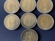 7 Stück 2 Euro Gedenkmünzen Holstentor Lübeck 2006 - Stolberg (Rheinland, Kupferstadt)