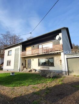 Ein- o. Zweifamilienhaus mit Garten - Garage - 250m² Wfl. - 500 m² Grundstück - Losheim (See)