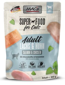 MAC´s Cat Pouch 6 x 300 g - Lachs & Huhn
