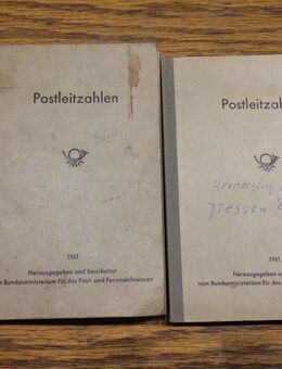 2x Postleitzahlen 1961 *RARITÄT* - Vilshofen (Donau) Zentrum
