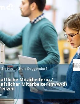 Wissenschaftliche Mitarbeiterin / Wissenschaftlicher Mitarbeiter (m/w/d) Vollzeit / Teilzeit - Pfarrkirchen