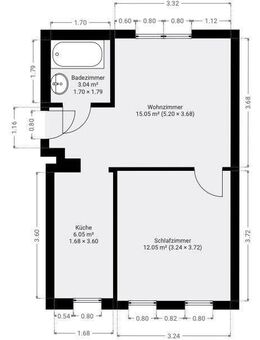2-Raumwohnung Erstbezug nach Sanierung - Meerane
