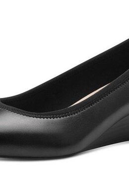 Tamaris Pumps, Keilabsatz, Halbschuh, Schlupfschuh mit komfortablem Elastikeinfass