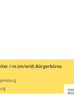 Sachbearbeiter /-in (m/w/d) Bürgerbüros - Regensburg
