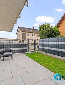 Schöne 3 Zimmer-Neubau-Wohnung mit Terrasse, Garten & hochwertiger Einbauküche in Hemhofen - Hemhofen