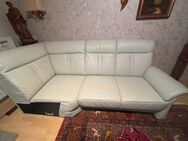 Ledercouch 130 cm mit Ecke, abhängbar, 95 cm - Leipzig Ost