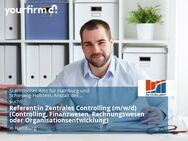 Referent:in Zentrales Controlling (m/w/d) (Controlling, Finanzwesen, Rechnungswesen oder Organisationsentwicklung) - Hamburg