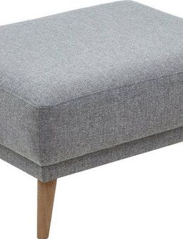 ATLANTIC home collection Hocker Elvis, Massivholzfüße