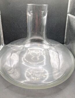 Dekanter Wein Deko Glas Vase 16cm hoch 20cm breit - Essen