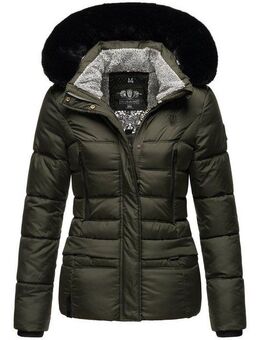 Marikoo Winterjacke Loveleen mit Teddyfell und Kapuze
