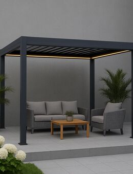 10–15 % Rabatt – Lamellen Pergola Alu 3×3 m – Terrassenüberdachung - Bergtheim