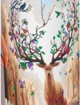 Ravensburger Malen nach Zahlen CreArt, Leinwand Magischer Hirsch, Made in Europe