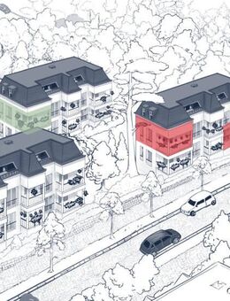 Top 2 Zimmer Wohnung Parkett Einbauküche Balkon im grünen Waidmannslust (B5) - Berlin