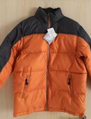 orange / Anthrazit - graue Jacke aus 100 % Polyester in Größe 170 in 41372
