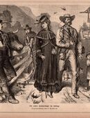 Alte Grafik , Die ersten Sommervögel im Gebirge. , Bayern , Tourismus , 1873 , Ludwig Bechstein , Blatt 30,5cm x 22cm , M7 in 02828