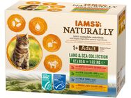 36 + 12 gratis! 48 x 85 g IAMS Naturally Land & Sea Collection - Adult