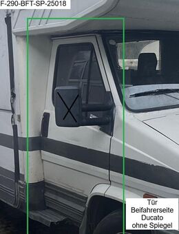 Tür Beifahrerseite original Fiat Ducato 290 gebraucht - (Beifahrertür) mit Scheiben, Innenfutter (ohne Spiegel) - Sonderpreis - ca BJ 93 - Schotten Zentrum