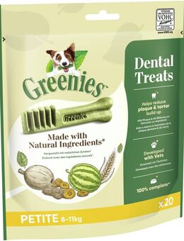 Sparpaket Greenies Zahnpflege-Kausnacks für Hunde 3 x 85 g / 170 g / 340 g - Petite (3 x 340 g)