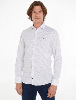 Tommy Hilfiger Businesshemd CL-W OXF CIRCLE PRINT SHIRT SF