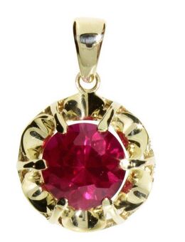 OSTSEE-SCHMUCK Kettenanhänger Ostsee-Schmuck Anhänger Pia 9 mm Anhänger Pia 9 mm (1-tlg)