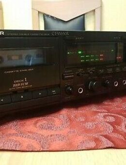 PIONEER- DOPPEL-CASSETT-DECK- CT-W630 R ___Pioneer CT-W630 R Kleiner Reinigungs Service Justiert Entmagnetisiert guter Klang - Dübendorf