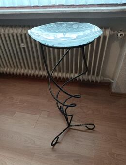 Deko-Ständer Metall mit Glasschale gebraucht - Enger (Widukindstadt) Zentrum