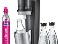 SodaStream Wassersprudler Crystal 3.0 - Vorteilspack, (Set, 5-tlg), mit Quick Connect CO2-Zylinder und 3x Glaskaraffe 0,7 L