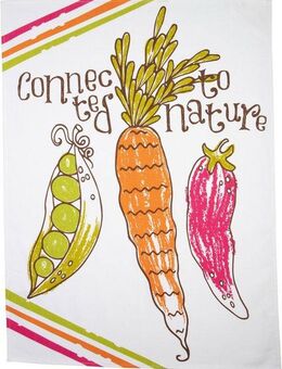 stuco Geschirrtuch Veggies, (Set, 3-tlg), bedruckt