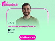 Technischer Redakteur / Mitarbeiter (m/w/d) für die technische Dokumentation - Lübeck