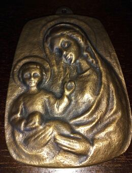 Relief Bronze Plakette - Essen