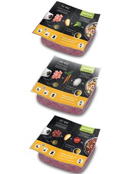 proCani frisch & fertig Geflügel Paket - 50 x 500 g (3 Sorten)