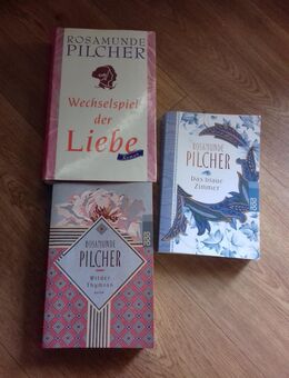 Rosamunde Pilcher - Wilder Thymian, Das blaue Zimmer TB und Wechselspiel der Liebe HC - Euskirchen