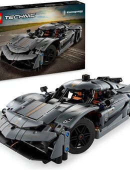 LEGO® Koenigsegg Jesko Absolut Supersportwagen in Grau (42173), LEGO Technic Konstruktionsspielsteine, (801 St), Made in Europe