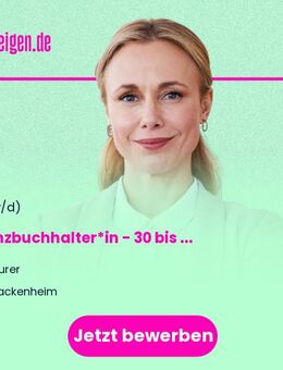 Bilanzbuchhalter*in (m/w/d) - 30 bis 40 Std./Woche - Brackenheim