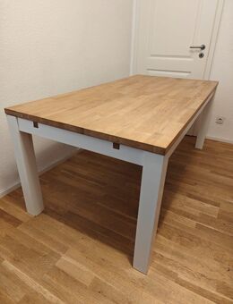 Massiver Vollholztisch 180x90 cm für Küche oder Esszimmer - Bonn