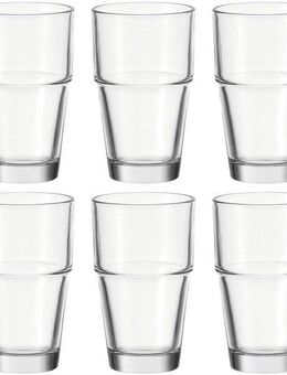 LEONARDO Gläser-Set Solo, 6-tlg., Glas, 370 ml, 6-teilig