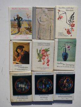 Quellenbändchen Weisheit Worte Gedanken Gedichte 9 Bücher zus. 3,- - Flensburg