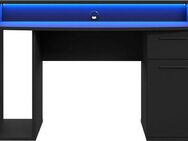 FORTE Gamingtisch Ayo, mit LED-RGB Beleuchtung, moderner Schreibtisch, Breite 140 cm