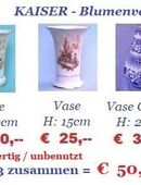 DREI neuwertige Kaiser - Vasen in 90439