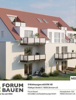 CO 2 klimafreundliches Wohnen KFW 40 Neubauvorhaben Flözlingerstraße 5, 78658 Zimmern - Zimmern (Rottweil)