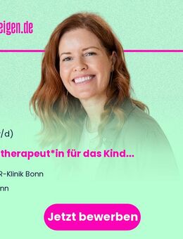Ergotherapeut*in (m/w/d) für das Kinderneurologische Zentrum - Bonn