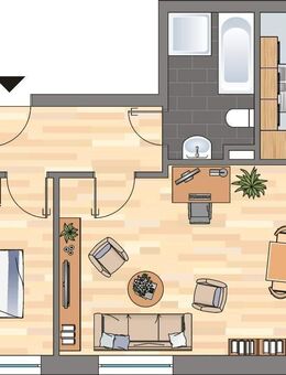 Ein besonderes Angebot! Helle 2-Zimmerwohnung in Dortmund-Dorstfeld - Dortmund