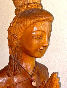 Teak Holz Statue aus Thailand Koh Samui - Schwaigern