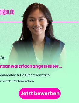 Rechtsanwaltsfachangestellter (w/m/d) - Garmisch-Partenkirchen