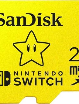 Sandisk microSDXC für Nintendo Switch 256GB Speicherkarte (256 GB, 100 MB/s Lesegeschwindigkeit, A1/ V30/ U3/ C10/ R100/ W90)
