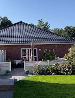 Bungalow 2018, barrierefrei, ca.124 qm Wfl. (Ausbaureserve) auf 1111 qm Grund,mit Nebengebäuden (Werkstatt und Carport/Garage), 3 Terrassen - Niendorf (Stecknitz)