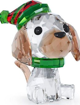 Swarovski Dekofigur Kristallfigur Hund Holiday Cheers Beagle (1 St), Swarovski® Kristall