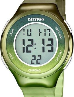 CALYPSO WATCHES Chronograph Color Splash K5841/4, Armbanduhr, Quarzuhr, Damenuhr, Herrenuhr, digital, Stoppfunktion